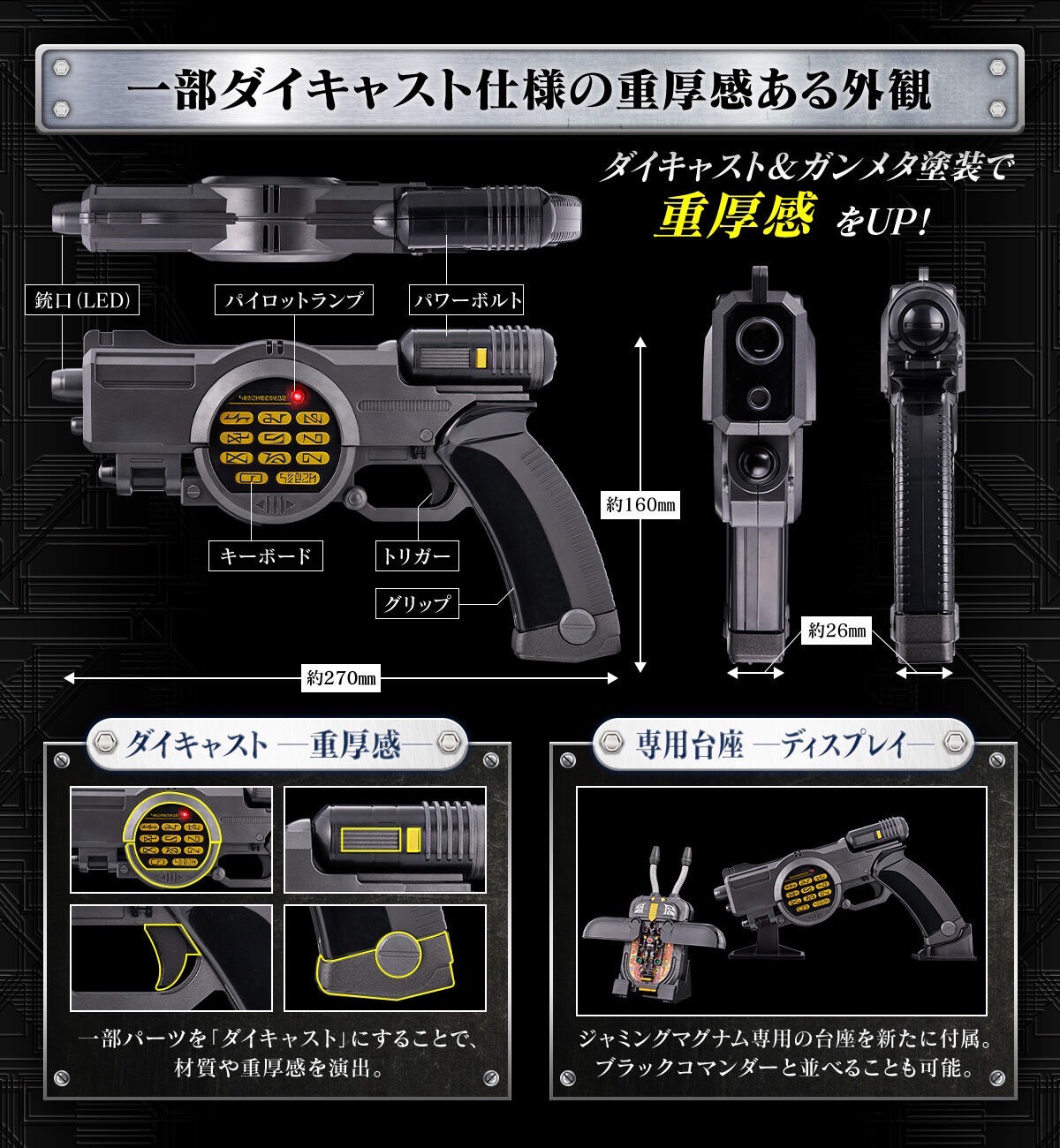PRE-ORDER : Black Commander & Jamming Magnum Set 30th ANNIVERSARY EDITION