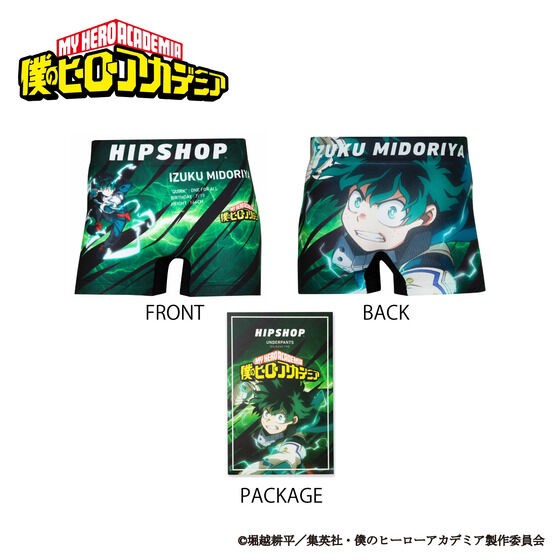 PRE-ORDER : My Hero Academia HIPSHOP Underpants "MY HERO ACADEMIA Series"