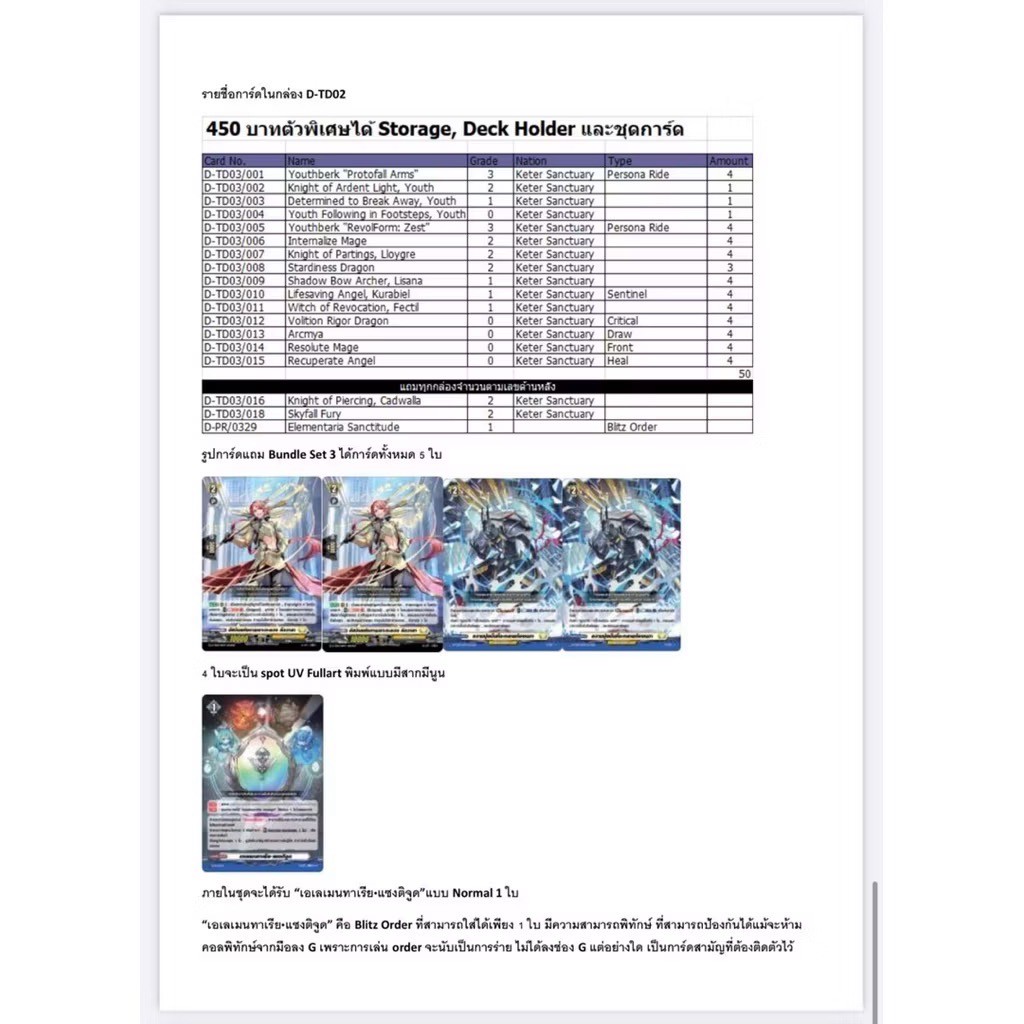 VGT-D-TD01 / TD02 / TD03