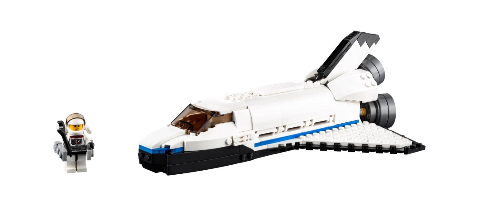 Decool 3118 Creator 3 in 1 set Space Shuttle Explorer 285pcs