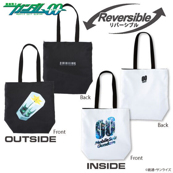 PRE-ORDER : Mobile Suit Gundam 00 Flower Motif Series Tote Bag