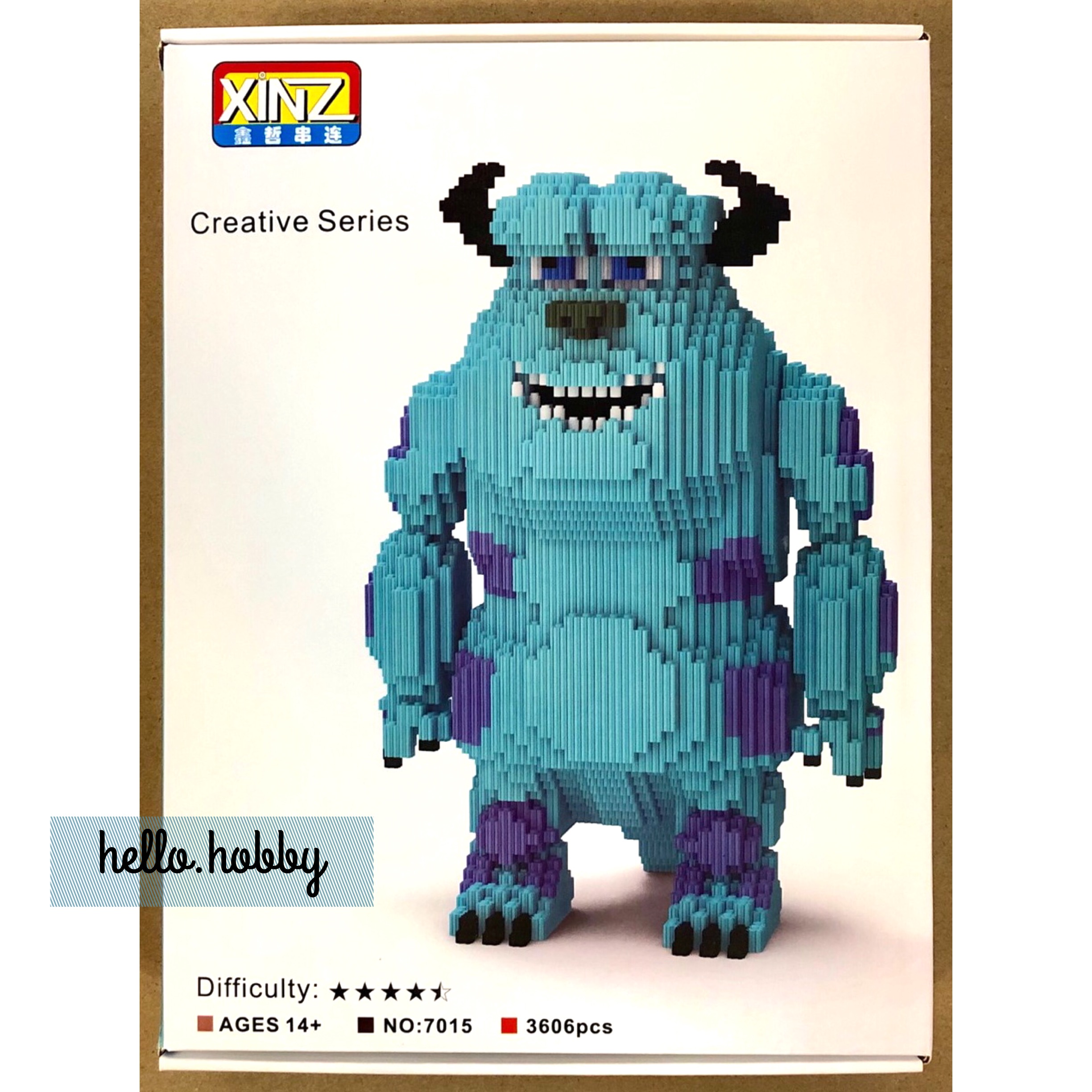 Xinz 7015 Monster Inc. Sally 3606pcs (แบบเฟือง)