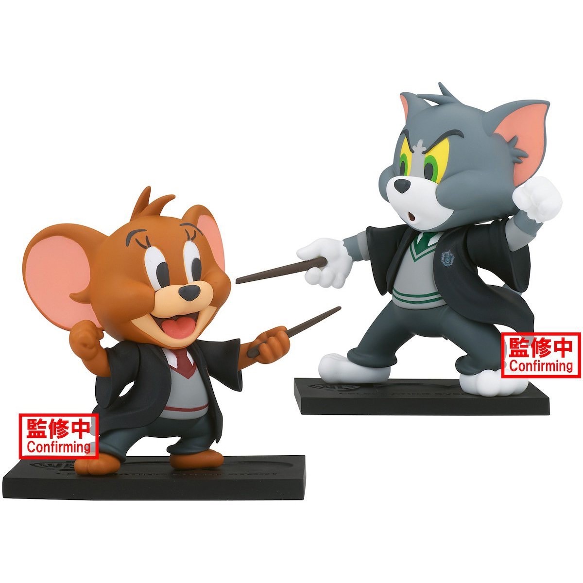 Tom And Jerry Figure Collection ~Slytherin Tom And Gryffindor Jerry~ WB100th Anniversary Ver. By Banpresto (A:Tom) (B:Jerry)