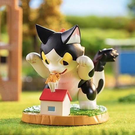 Blind Box ชุดน้องแมวก็อตซิลล่า ได้1ตัว - Kaiju Negora Godzilla Cat by Pop Mart (Set of 12 + 1secret)