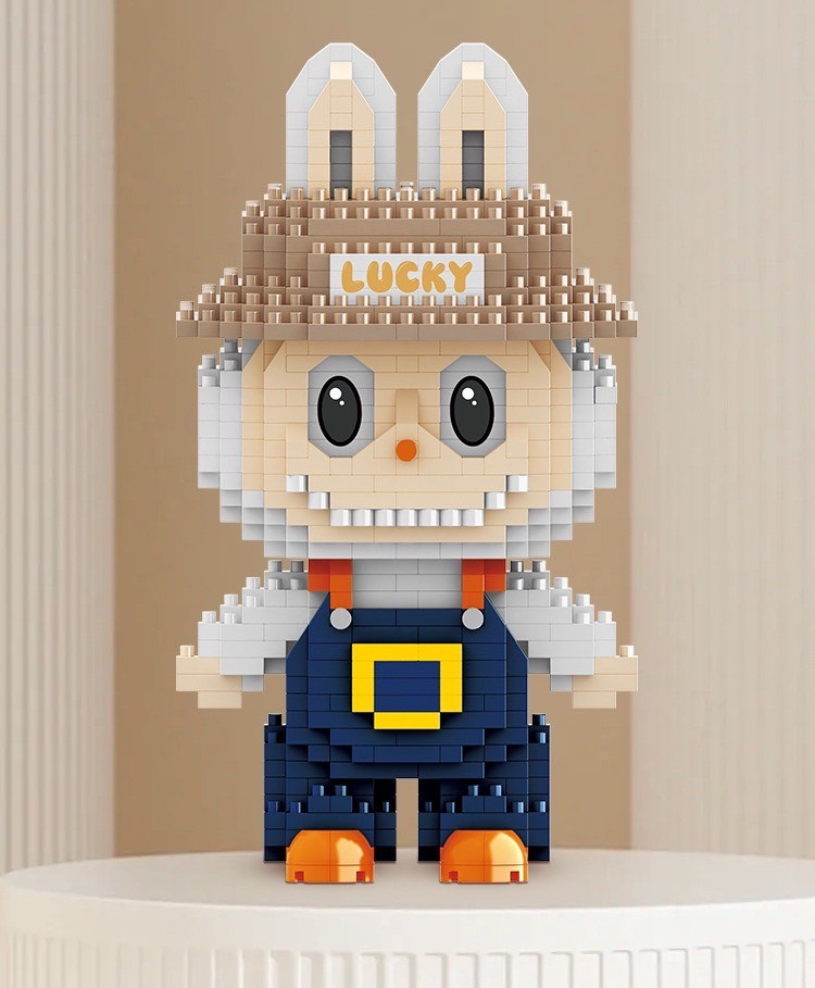 ตัวต่ออาร์ตทอย Size Jumbo - Linkgo 60001-60004 Art Toy - Popmart - Labubu