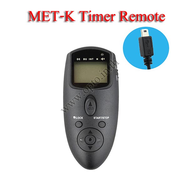 Met-K Multi-Exposure Timer Remote Control for FUJIFILM RR-80 X-S1 X-E1 HS30 S9600 รีโมทตั้งเวลาถ่าย