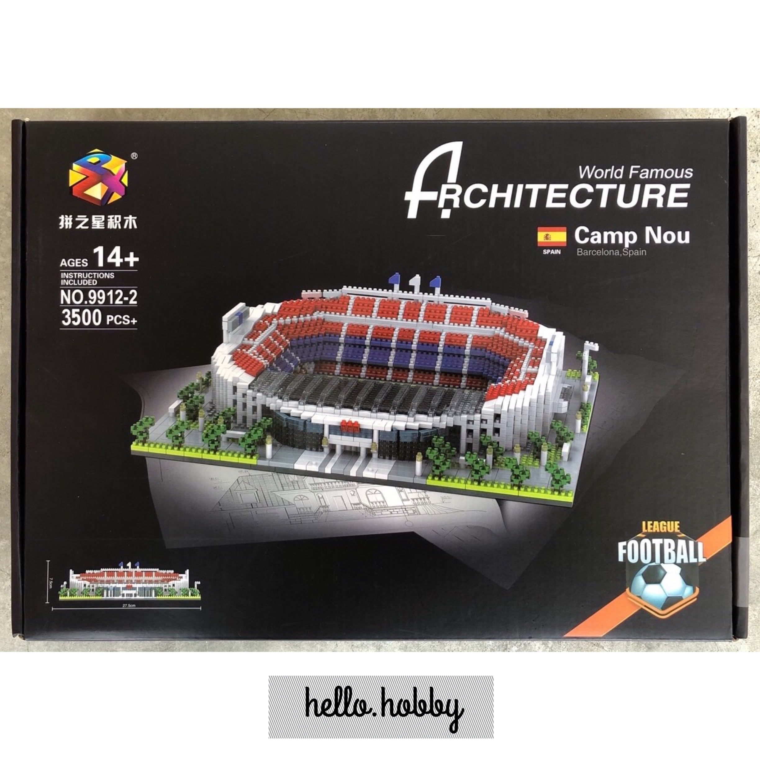 Building Star 9912-2 Football Stadium - Camp Nou - Barcelona 3500pcs