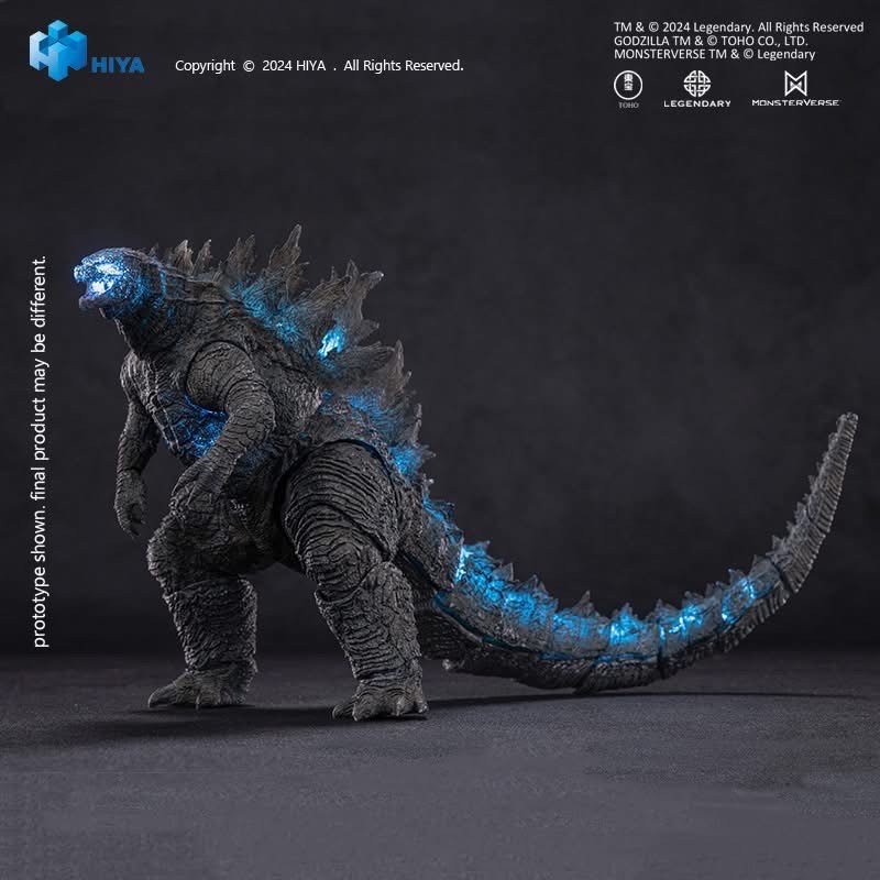 Pre-order : EXQUISITE BASIC+ Series Godzilla vs. Kong (2021) Heat Ray Godzilla Action Figure by Hiya Toys