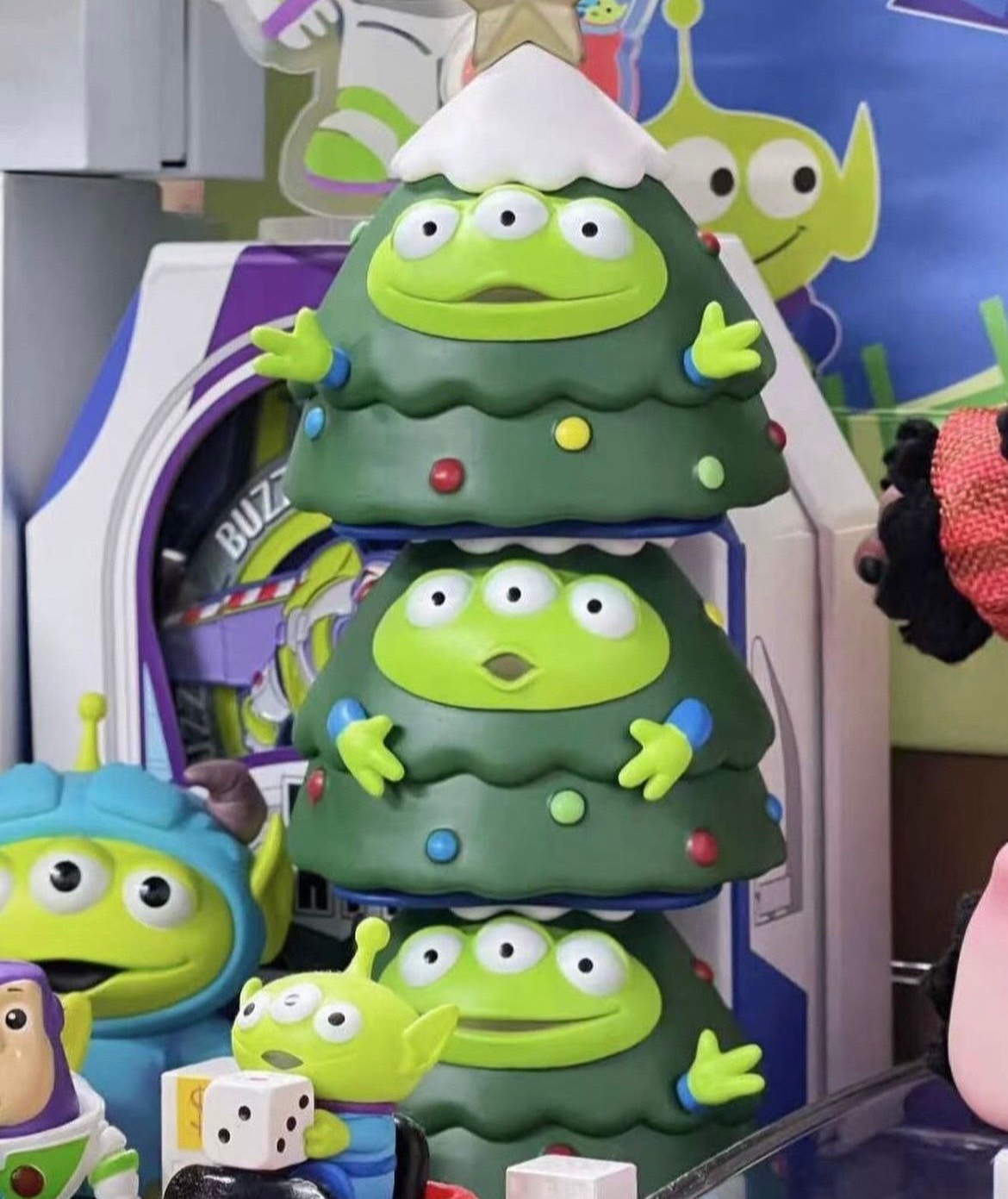 Toy Story - Aliens Little Christmas Tree Ornaments - Stackable Toy by Soap Studio