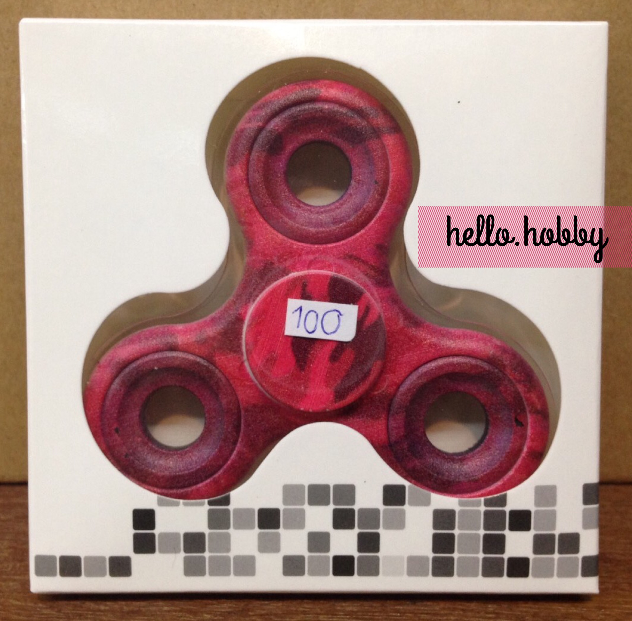 Fidget Spinner - Classic Red Camouflage