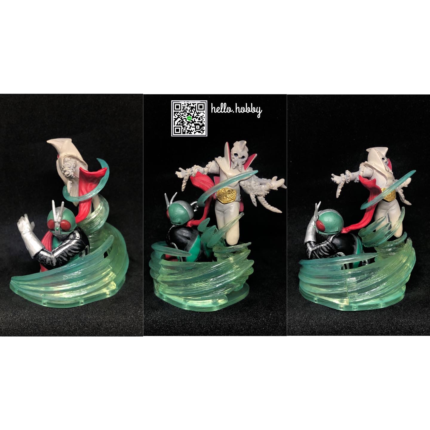 กาชาปอง งานฉาก มดแดง มาสค์ไรเดอร์ HG Kamen Rider Imagination 1 Diorama Gashapon by Bandai (Set of 5)