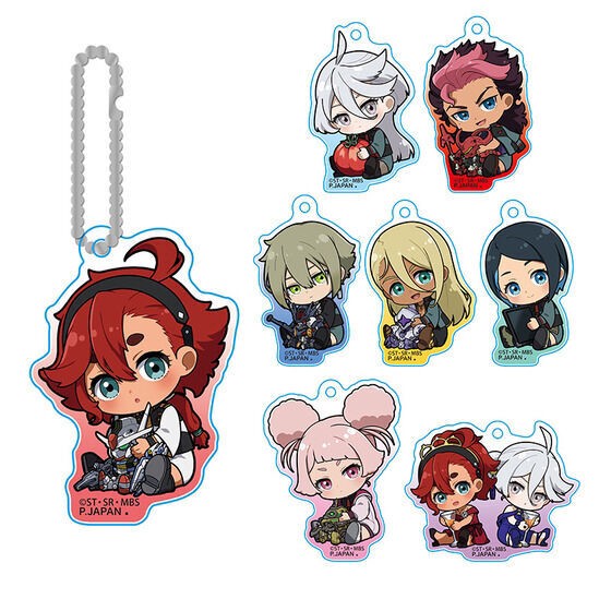 PRE-ORDER : Mobile Suit Gundam The Witch from Mercury GyuGyutto Acrylic Keychain