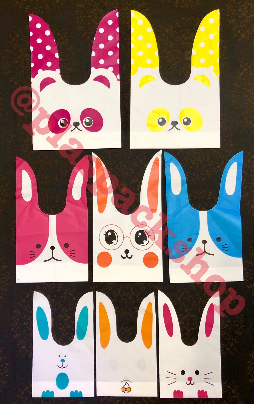 ถุงหูหระต่าย 16 x 29 cm 10ใบต่อเเพ็ค