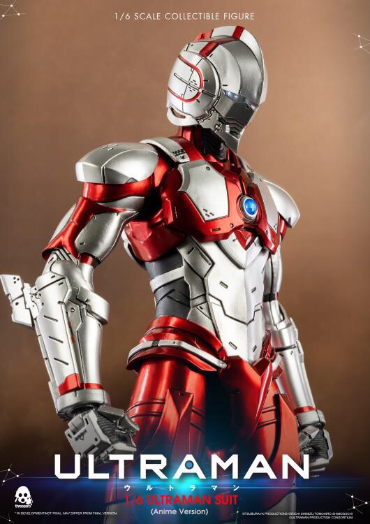 PRE-ORDER : Ultraman Suit (Anime Version) 1/6 Scale Collectible Figure By THREEZERO
