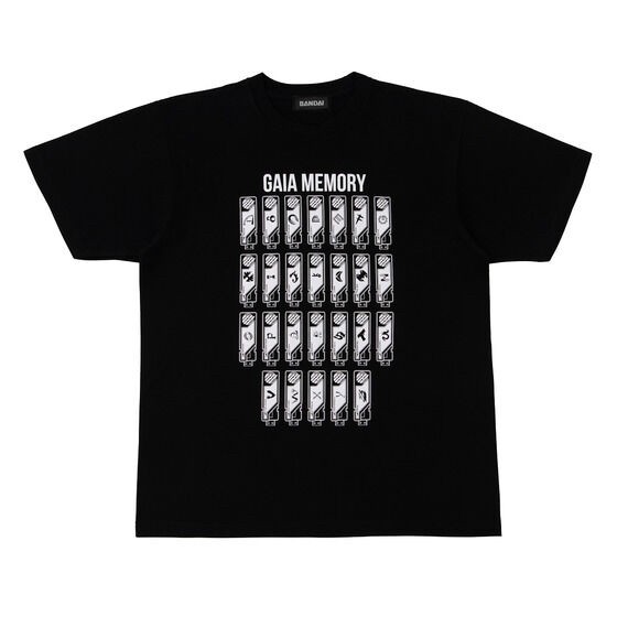 PRE-ORDER : Kamen Rider W Gaia Memory T-shirt
