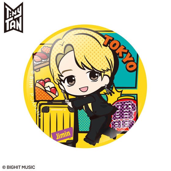 PRE-ORDER : TinyTAN TRAVEL COLLECTION Tin Badge