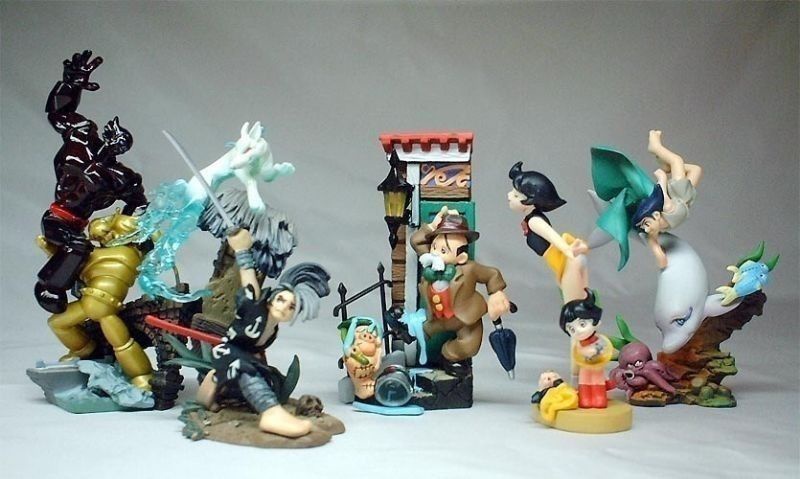 Tezuka Osamu Mini Vignette Anthology Vol.2 (Set of 5) by Kaiyodo