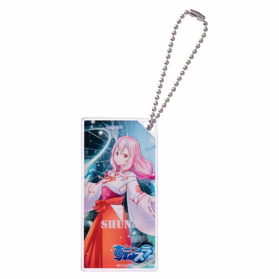 PRE-ORDER : [Hapikuro!] That Time I Got Reincarnated as a Slime: The Saga of How the Demon Lord and Dragon Founded a Nation Square Keychain (12 random types)