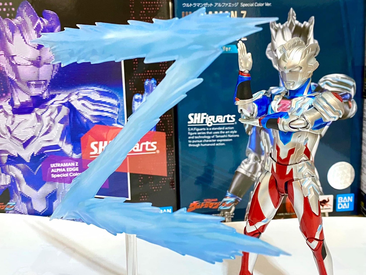 Ultraman - [TAMASHII NATION 2021] *Limited P-bandai* S.H.Figuarts Ultraman Z Alpha Edge Special Color Ver.- by Premium Bandai (Lot JP มีกล่องน้ำตาล)