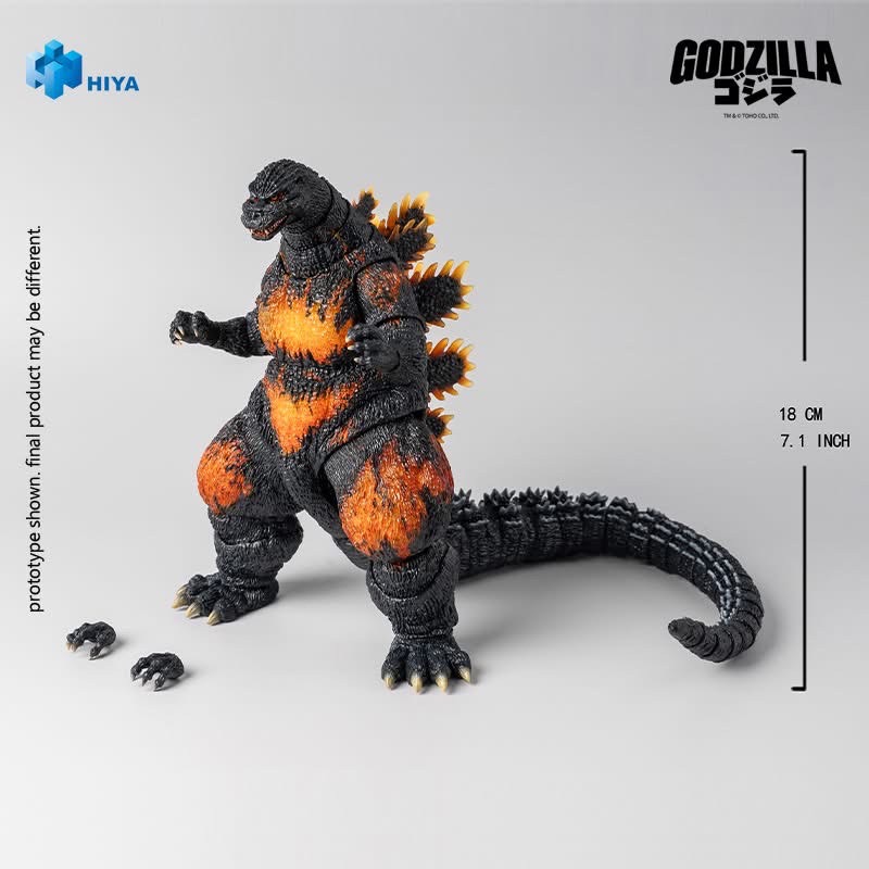 Pre-order : EXQUISITE BASIC Series Godzilla vs. Destoroyah (1995) Burning Godzilla Action Figure by Hiya Toys