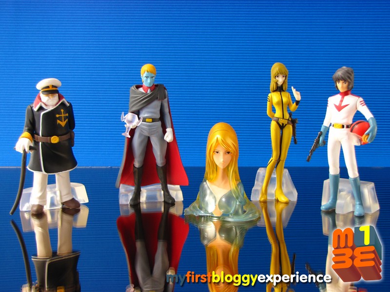 HGIF Star Blazers: Space Battleship Yamato Mini Figure Gashapon by Bandai (Set of 5)