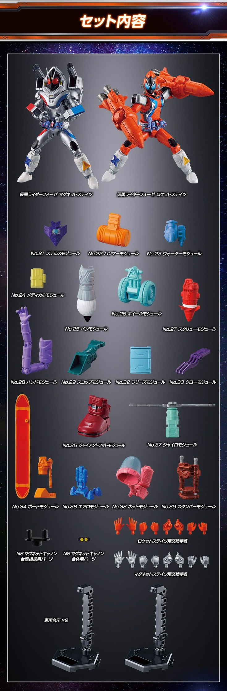 PRE-ORDER : SO-DO CHRONICLE Kamen Rider Fourze Module Set