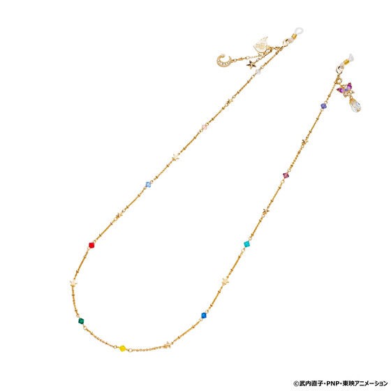 PRE-ORDER : Sailor Moon x ANNA SUI Sailor 10 Warrior Image Glass Cord Necklace Chain