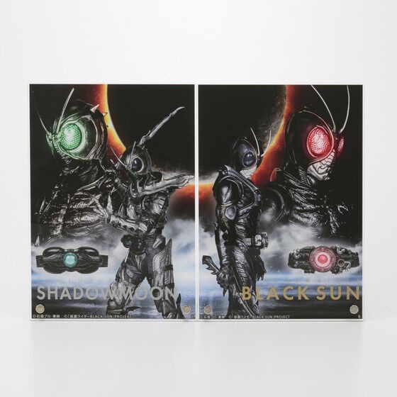 PRE-ORDER : Kamen Rider BLACK SUN Acrylic Board with Foil 2 Types in total
