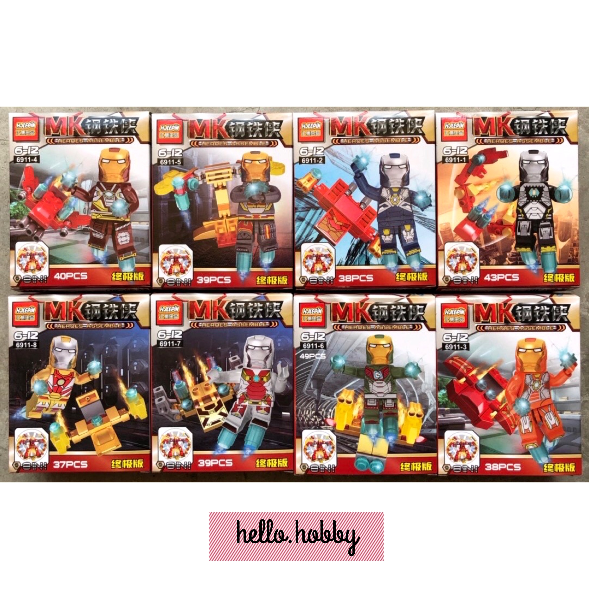 Hjlepin 6911 1-8 Iron man
