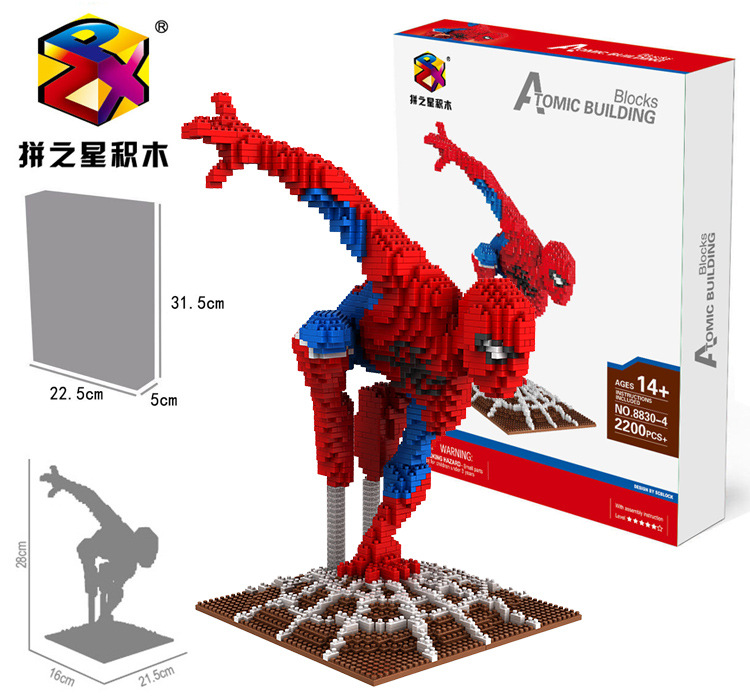 Building Star 8830-4 Spiderman 2200pcs