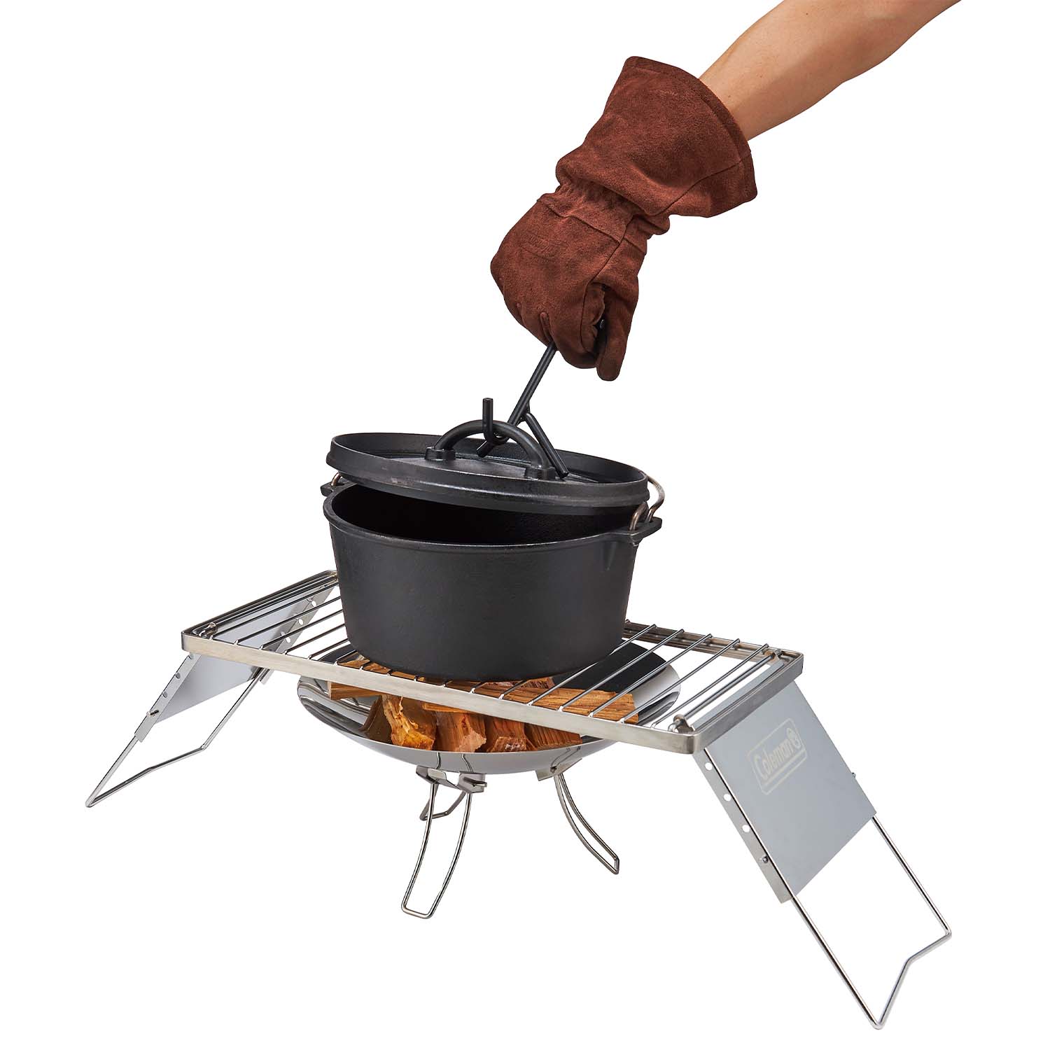 ตะแกรงวางหม้อและเตา Coleman Adjustable Grill Great (เฉพาะตะแกรงและกระเป๋า)