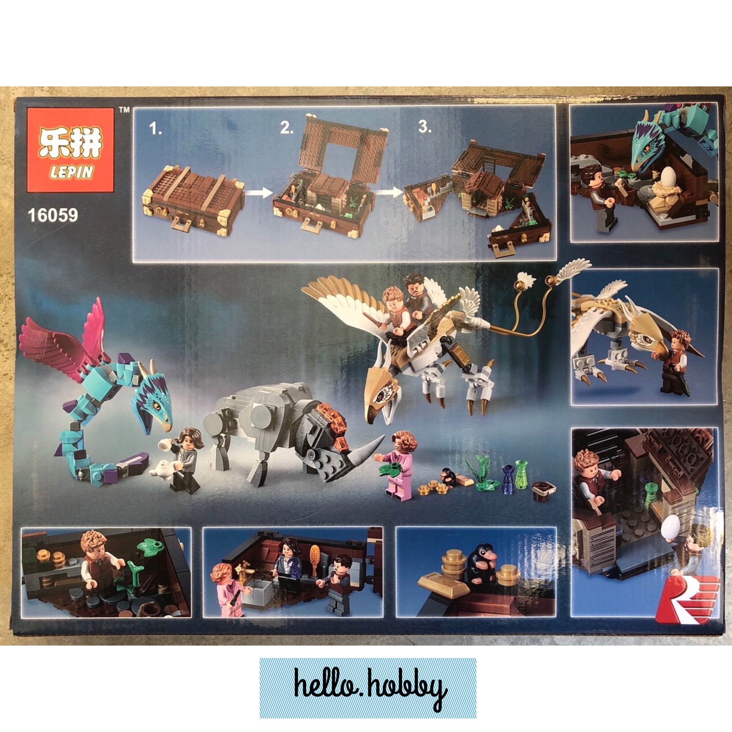 Lepin 16059 Harry Potter Newt's Case of Magical Creatures 778pcs