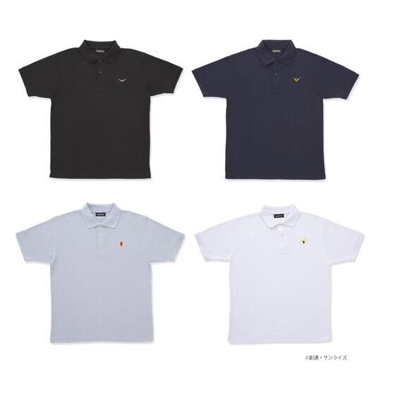 PRE-ORDER : Gundam Series Antenna Motif Dry Polo Shirt