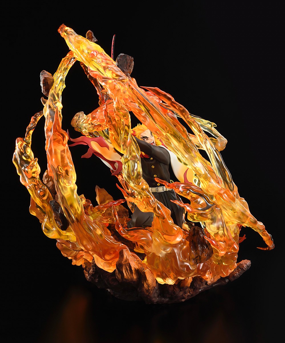 Pre-order : Kyojuro Rengoku DX Ver. 1/8 Scale Figure By BellFine (Reproduct)