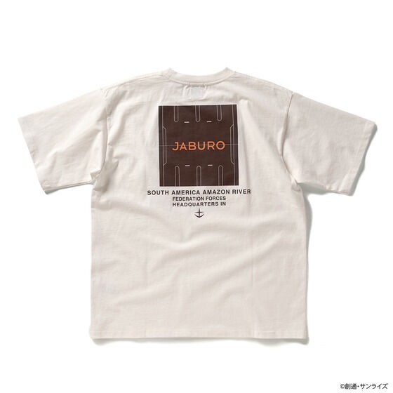 PRE-ORDER : STRICT-G JABURO "Mobile Suit Gundam" Short Sleeve T-shirt with Pocket BOX Logo