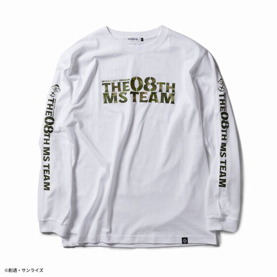 PRE-ORDER : STRICT-G "Mobile Suit Gundam 08th MS Platoon" Long Sleeve T-shirt 08MS Logo CAMO