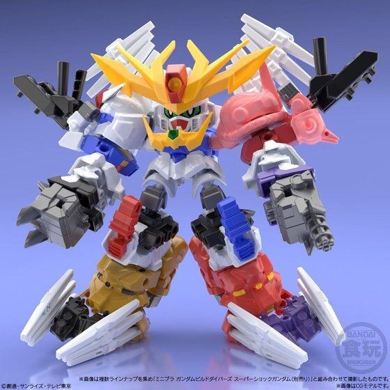 PRE-ORDER : Mini-pla Gundam Build Divers - Great Shock Gundam : 1 box (10pcs)