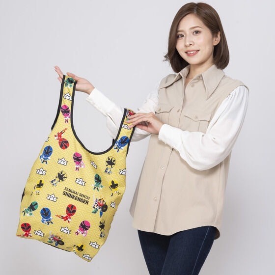 PRE-ORDER : Samurai Sentai Shinkenger Deformed Foldable Tote Bag (medium)