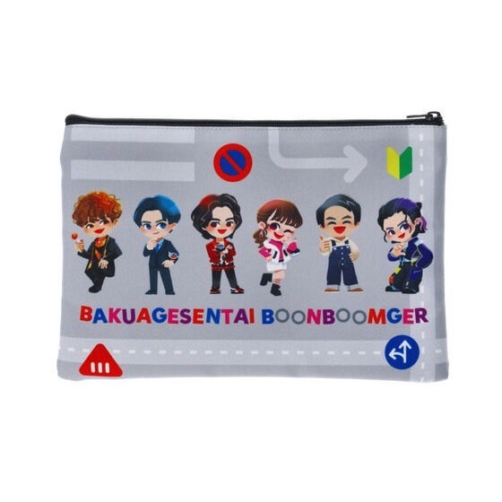 PRE-ORDER : Bakuage Sentai Boonboomger Deformed Flat Pouch