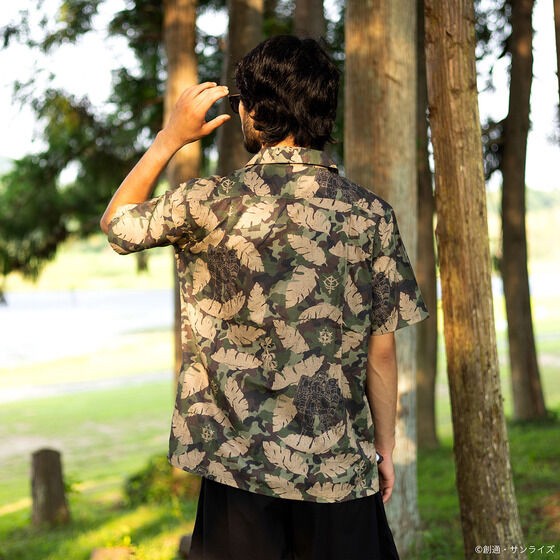 PRE-ORDER : STRICT-G PAIKAJI "Mobile Suit Gundam Cucuruz Doan's Island" Aloha Shirt