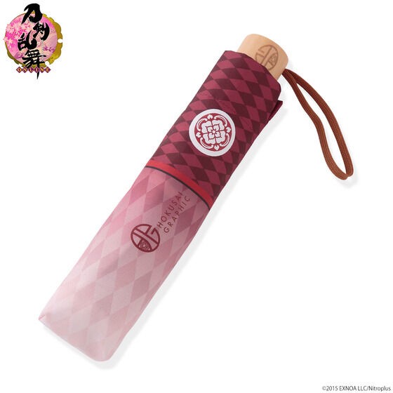 PRE-ORDER : Touken Ranbu -ONLINE- Hokusai Graphic Folding Umbrella 4 Types