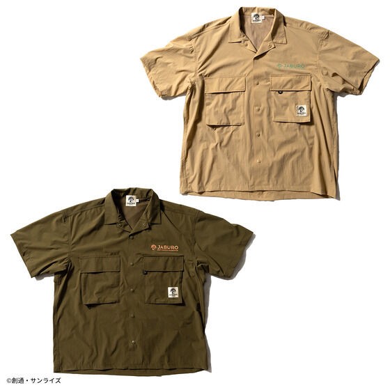 PRE-ORDER : STRICT-G JABURO "Mobile Suit Gundam" Field Open Collar Shirt