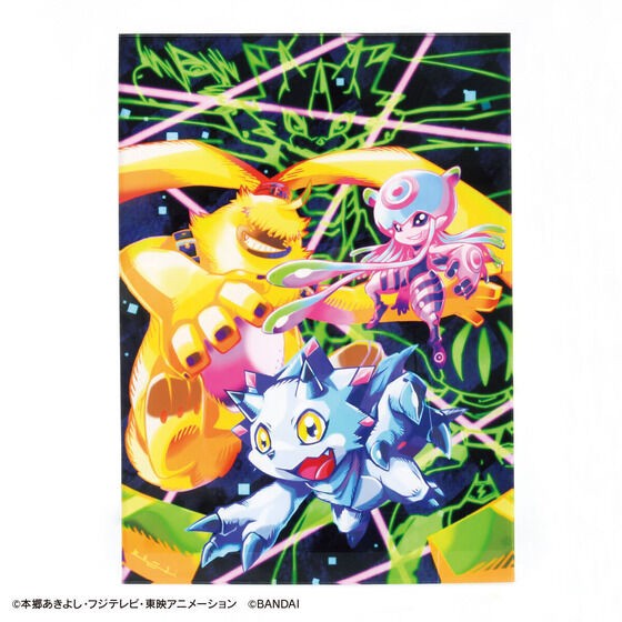 PRE-ORDER : Kenji Watanabe Duplicate Original Picture Digimon Ghost Game High-definition Acrylic Art