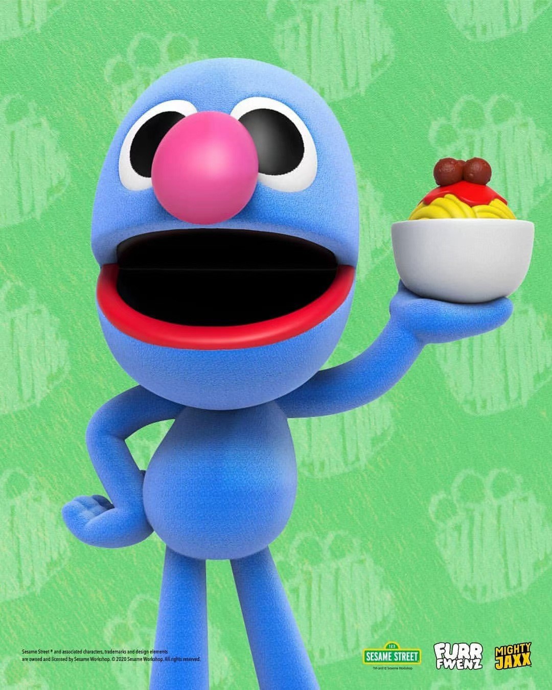 Fur Fwenz : Sesame Street Series Blind Box by Mighty Jaxx (Set of 6+3 secrets)