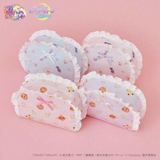 PRE-ORDER : Movie version "Sailor Moon Cosmos" x RoseMarie seoir Collaboration Holiday Pouch (4 types)