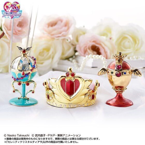 PRE-ORDER : PRETTY GUARDIAN SAILOR MOON ANTIQUE STYLE CLIP CASE SERENITY CRYSTAL TIARA