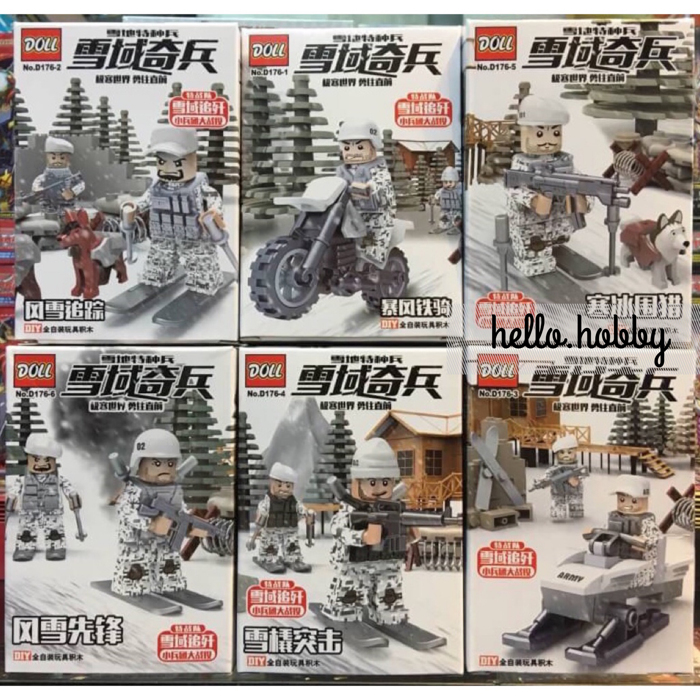 Doll D176 1-6 Snowy Special Forces