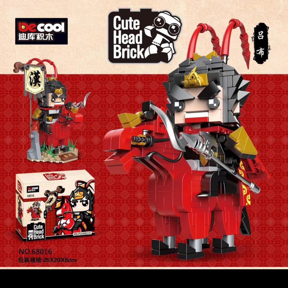 เลโก้บริคเฮด Brick Headz - Decool 68014-68022 Romance of The Three Kingdoms สามก๊ก
