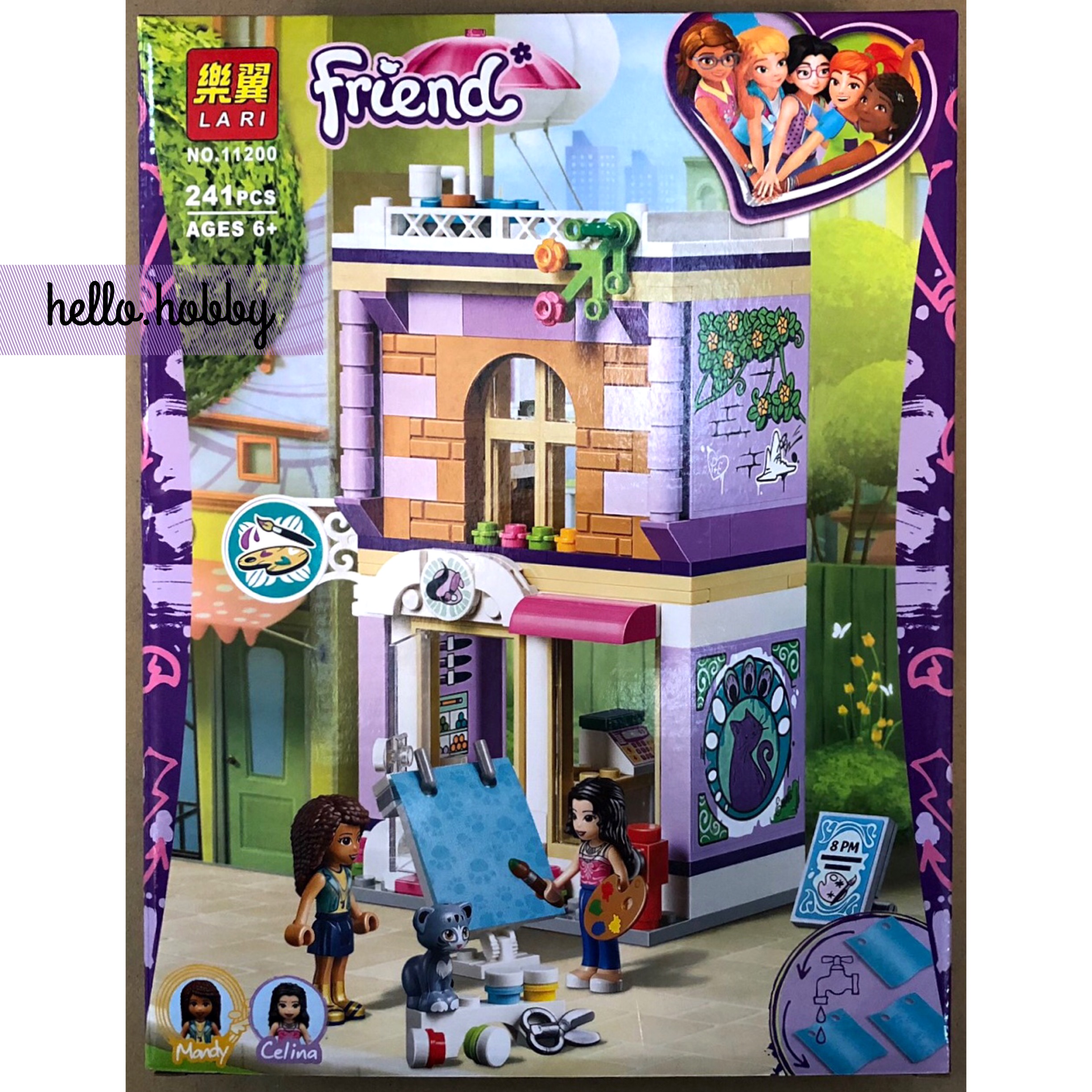 Lari 11200 Friends Emma's Art Studio 241pcs