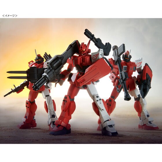 PRE-ORDER : HG 1/144 Red Giant 3rd MS Team Set Plastic Model